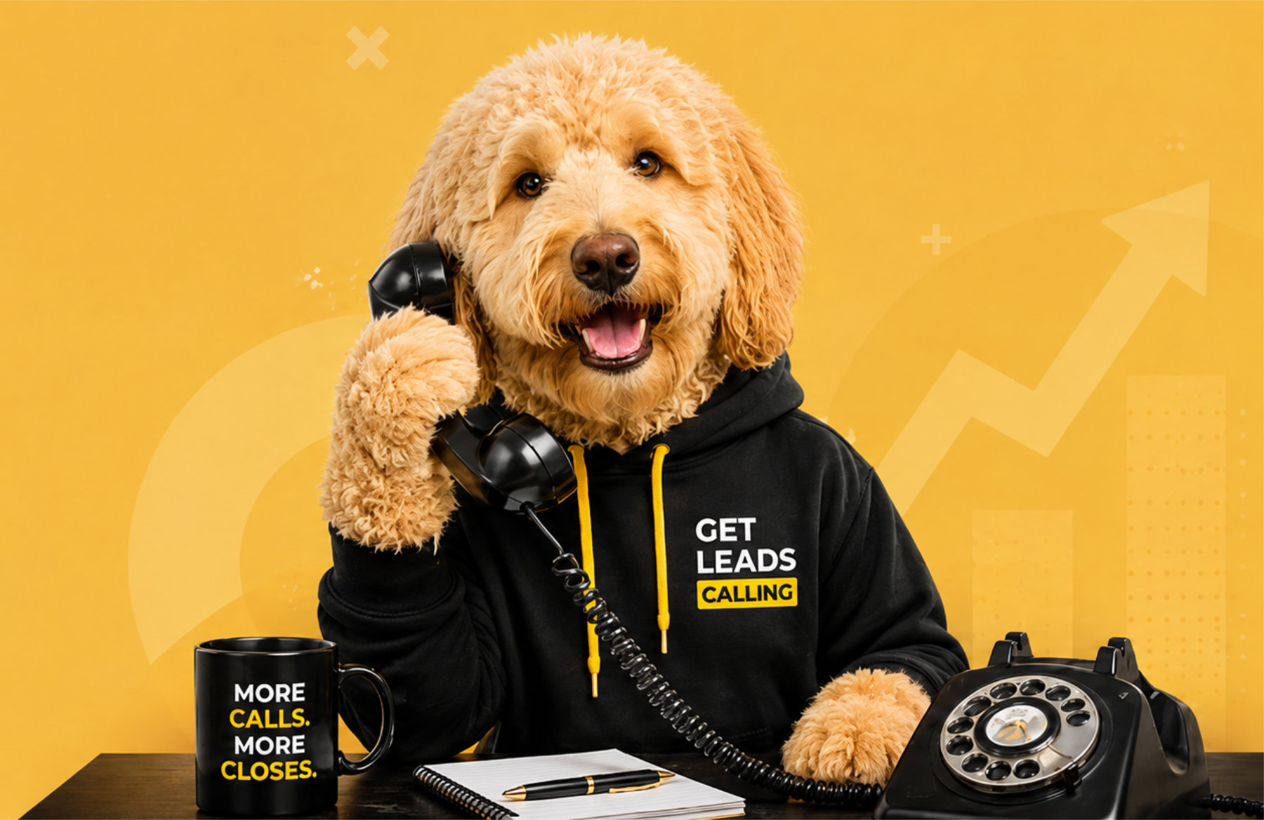 Get Leads Calling Mascot